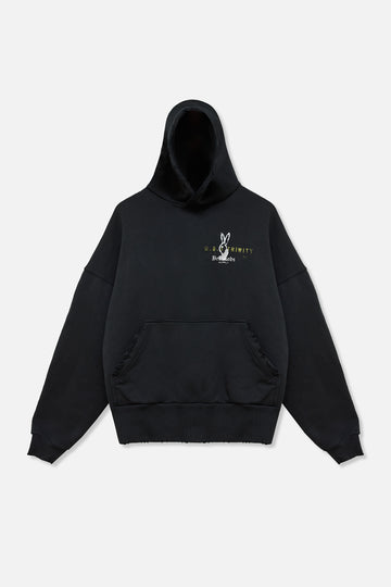 Larsen Hoodie - Off Black