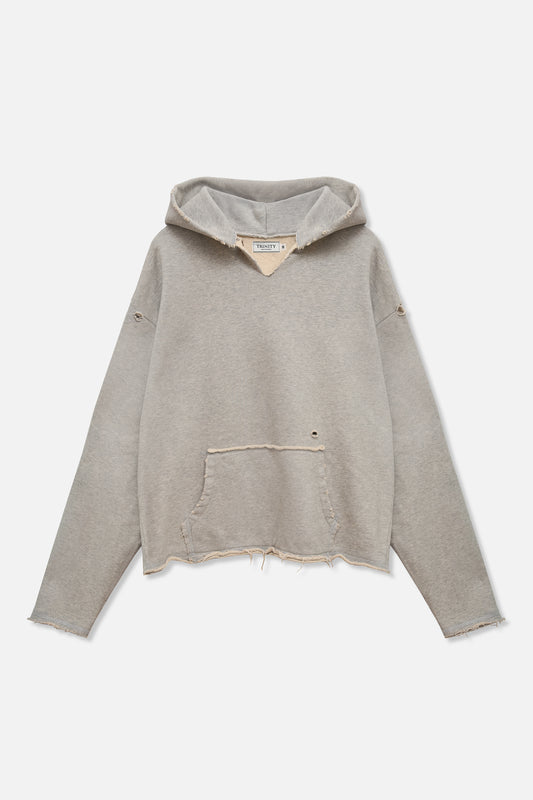 Fragment Hoodie - Heather Grey