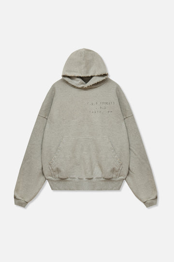 Military Hoodie - Heather Grey
