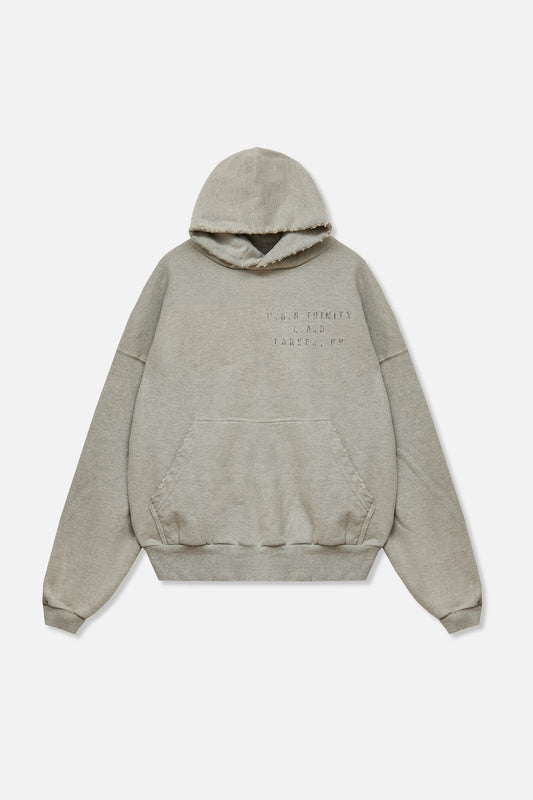 Military Hoodie - Heather Grey