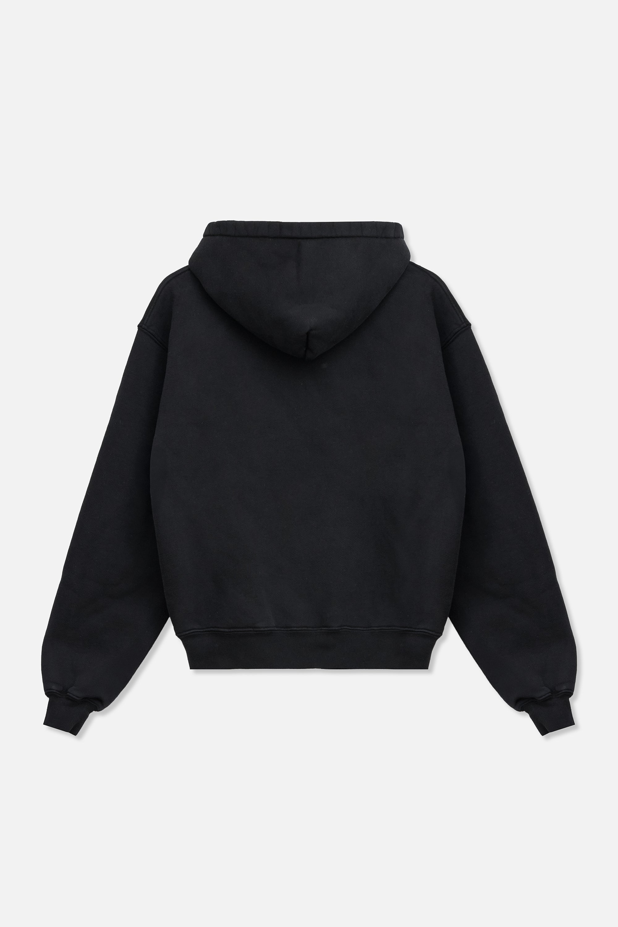 ミュージシャン HYSFORM RIBBON TIE FULL ZIP HOODIE Black