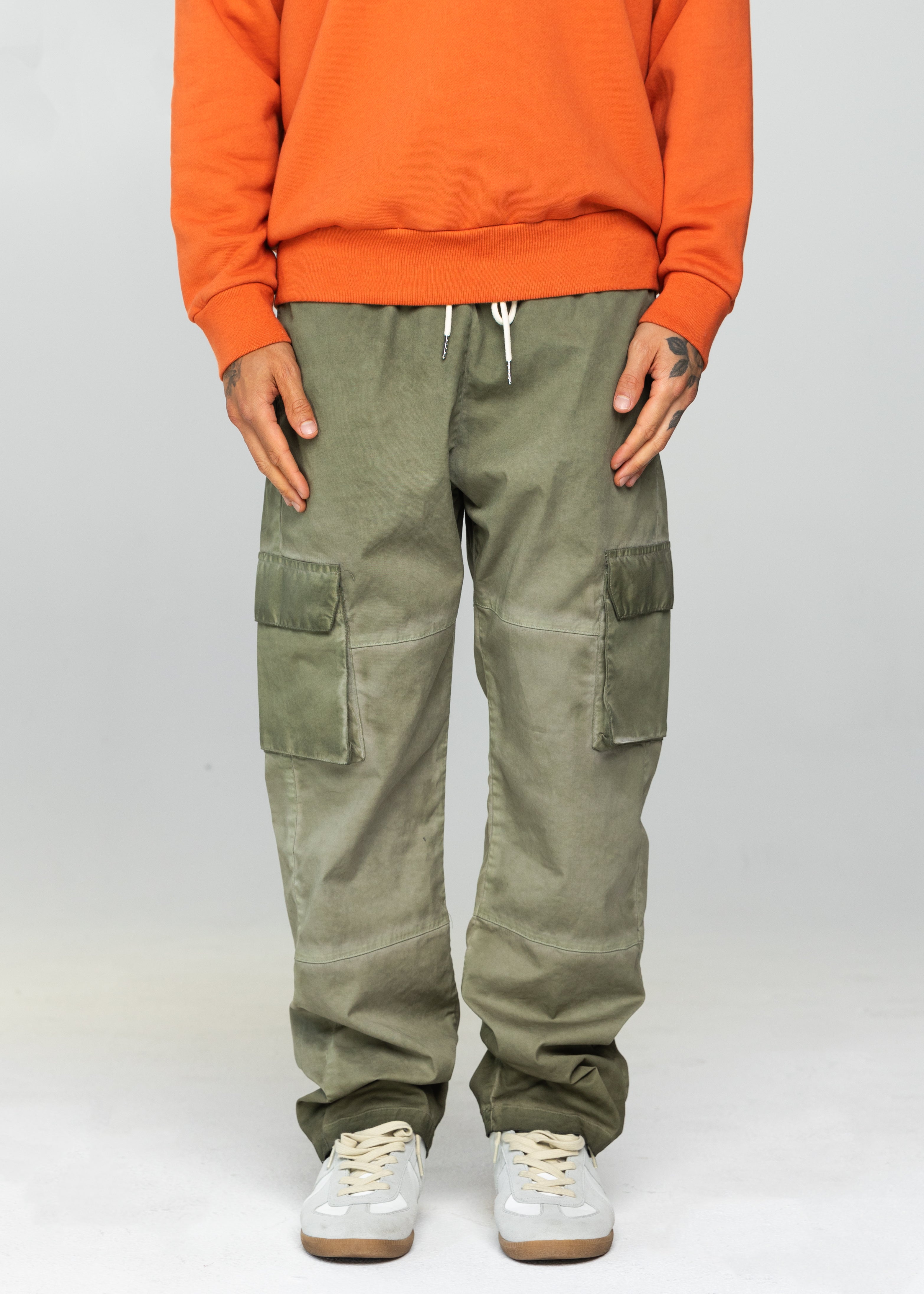 8 Pocket Cargo Pants-Olive – Brandon Thorne