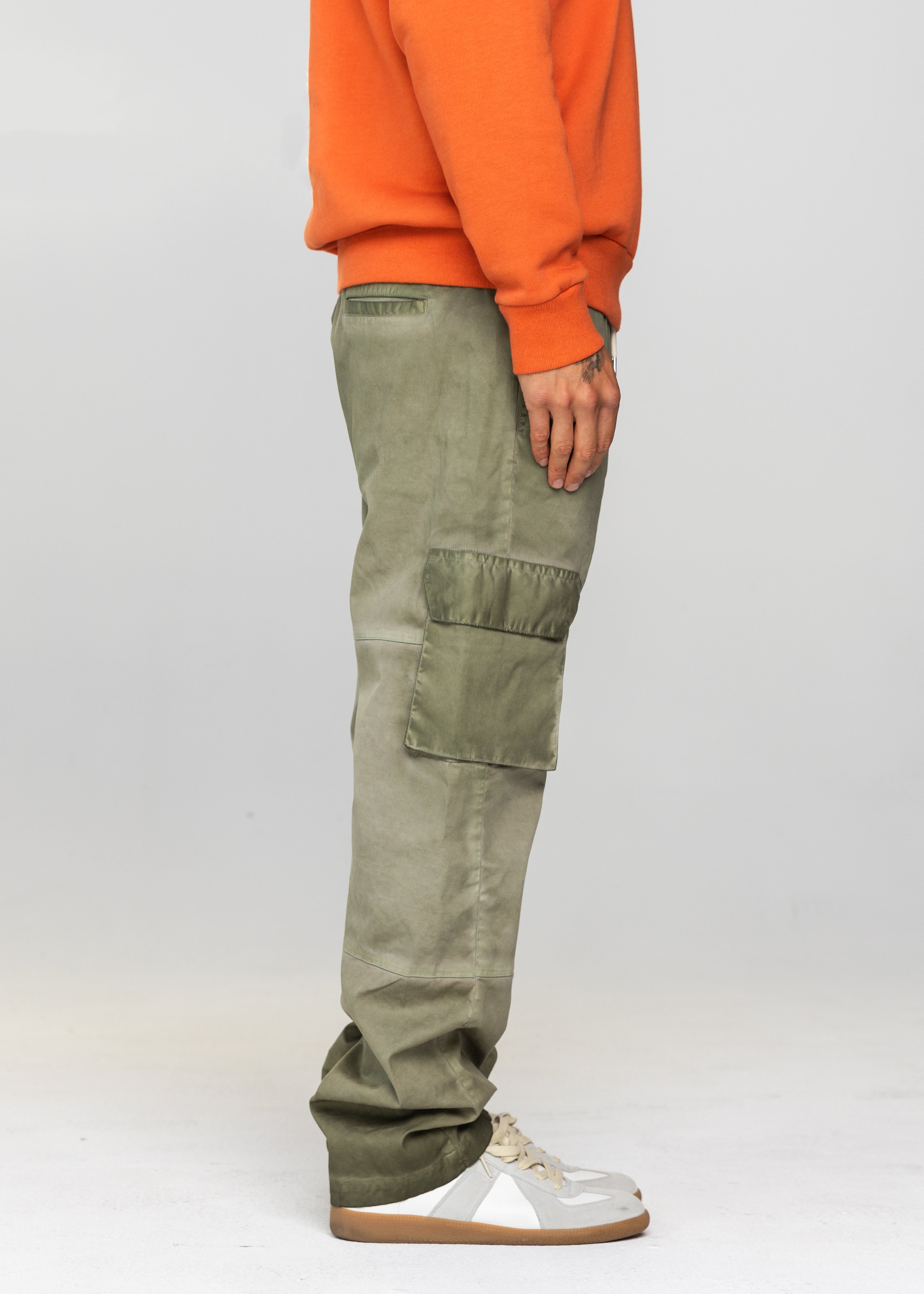 Olive Cargo Pants - TRINITY