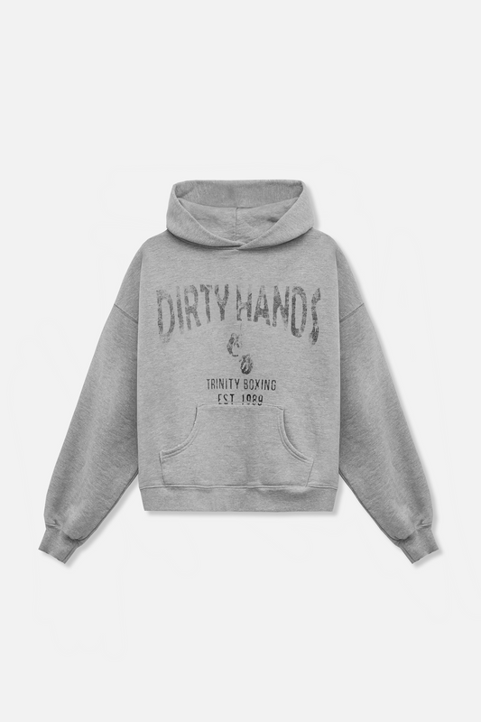 Dirty Hands Hoodie - Heather-Grey