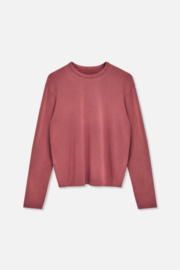 Soft Top Longsleeve - Brick Red