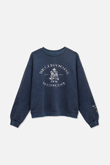 Bellwoods Medicine Crewneck - Vintage Navy