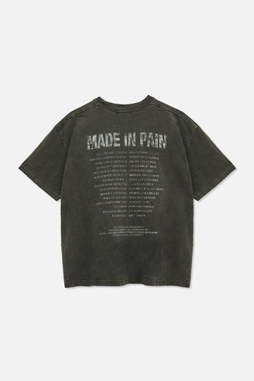 Made In Pain Tee - Vintage Black
