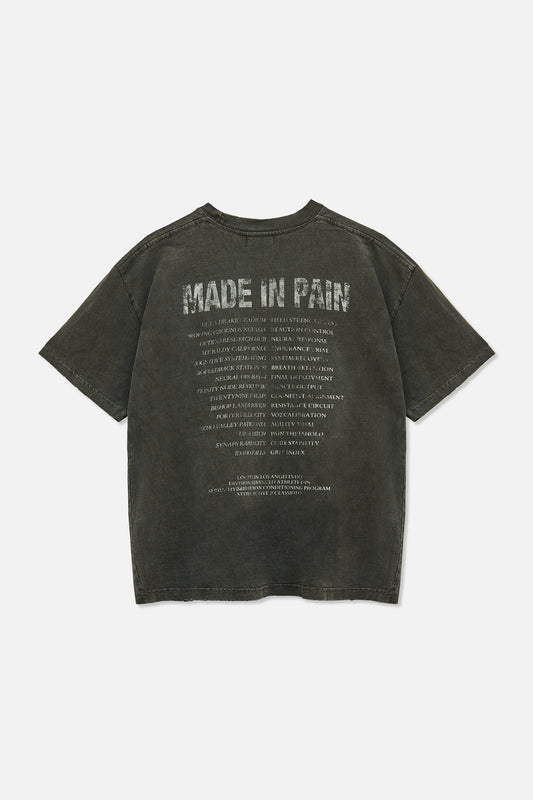 Made In Pain Tee - Vintage Black
