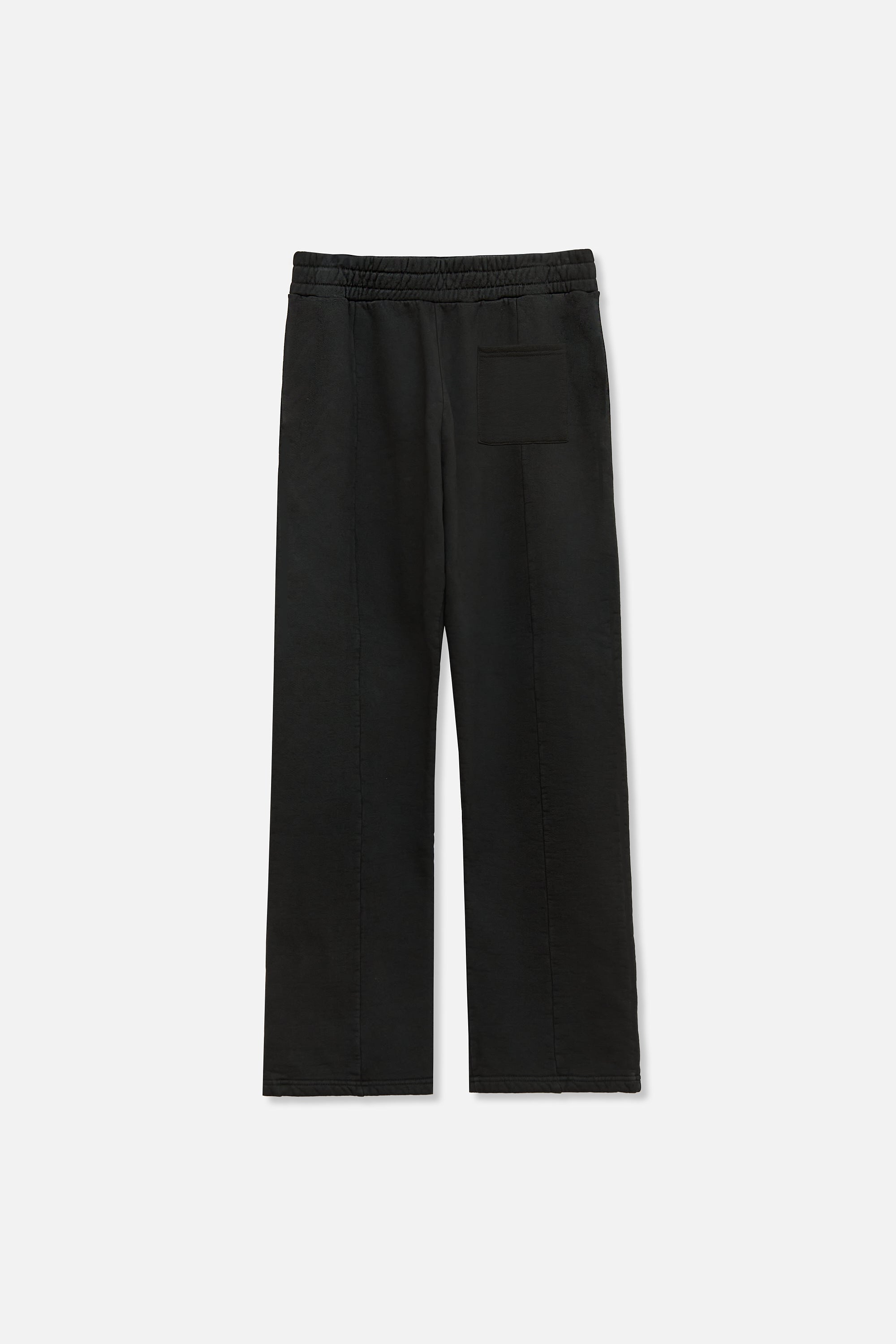 TRIBE WEAR の not basie sweat pantsのblack TRIBALSWEATPANTSBLACKFRONT_550