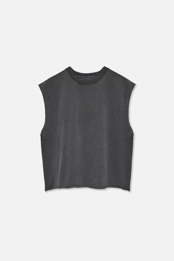 Crop Tank - Gun Metal