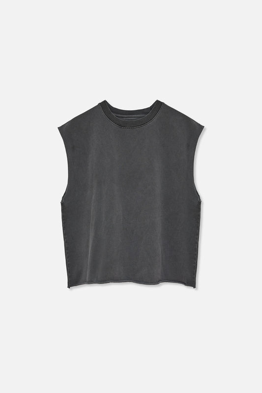 Crop Tank - Gun Metal
