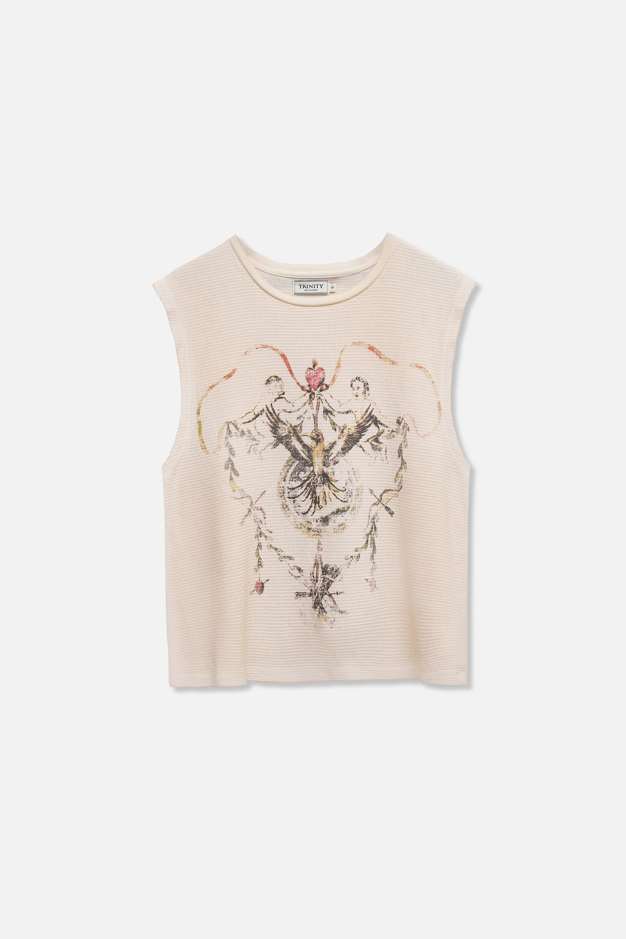 Angel Waffle Tank - Vintage White – TRINITY