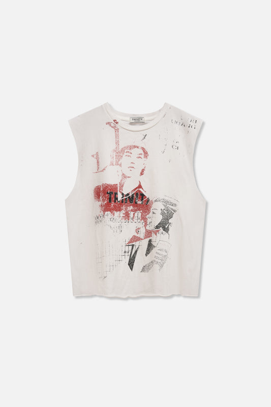 Propoganda Tank - Vintage White