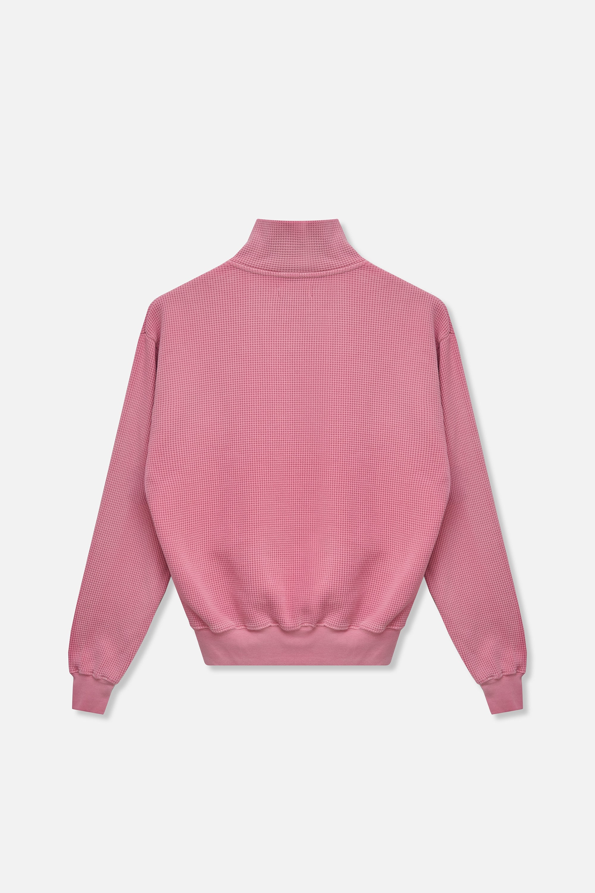 邦楽 Pink Waffle Zip Up Track Jacket - Bubble Gum Pink – TRINITY