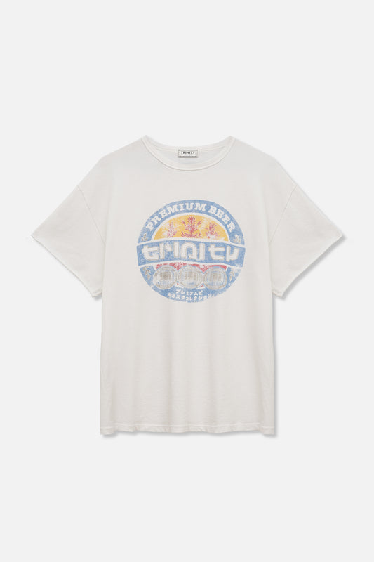 Beer Tee - Vintage White