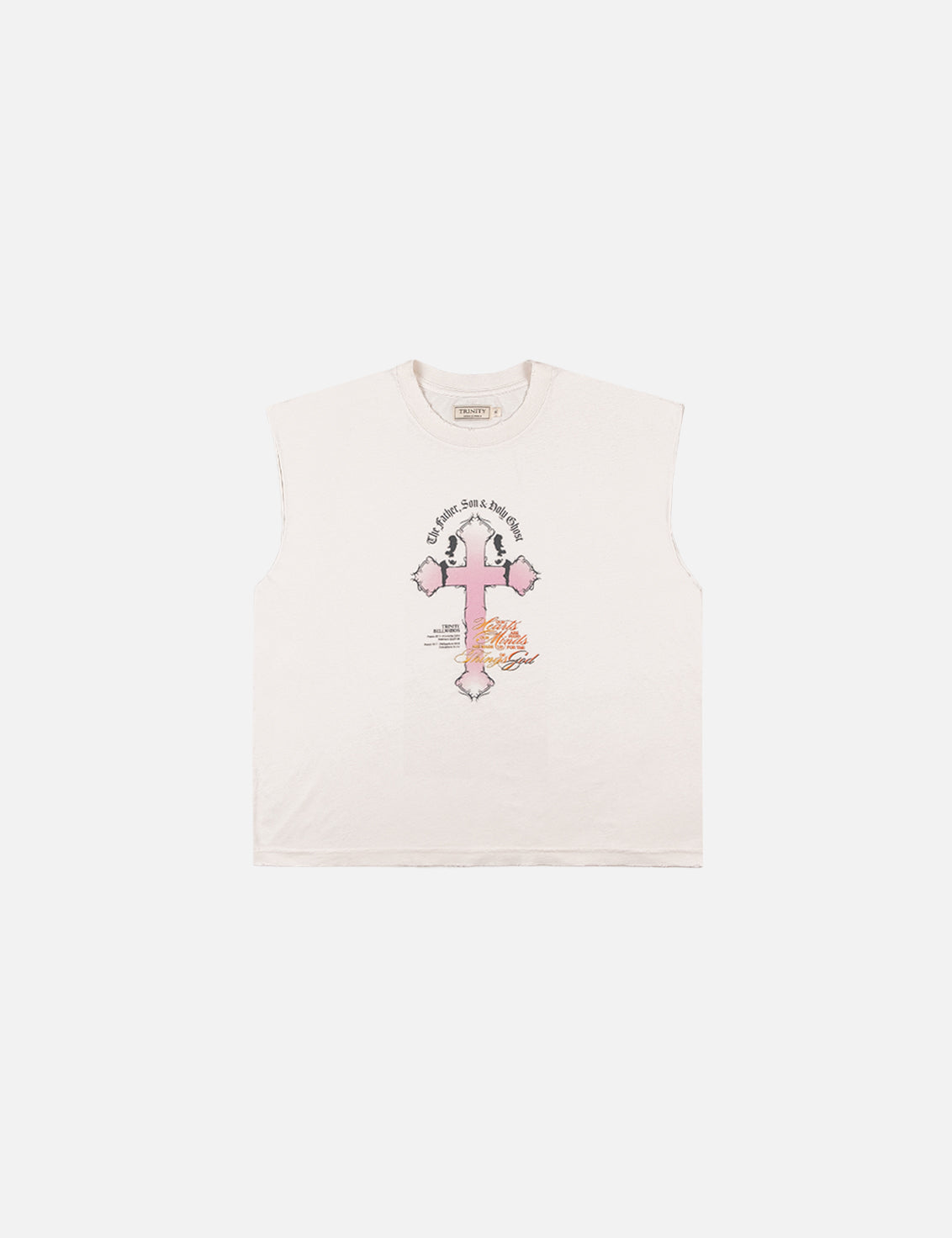 Holy Ghost Sleeveless Tee - Bone