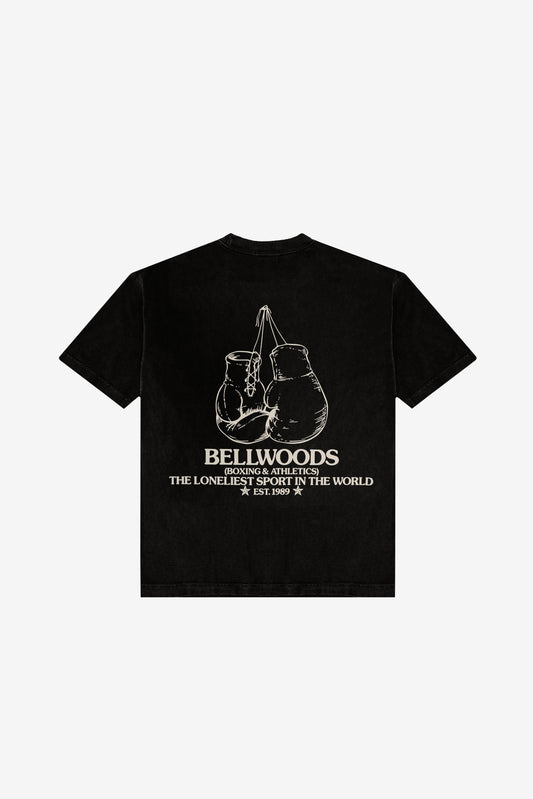 Bellwoods Boxing Distressed Tee - True Black