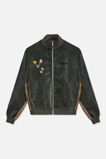 1900’s Velour Track Jacket x Bentgable - Deep Olive XL