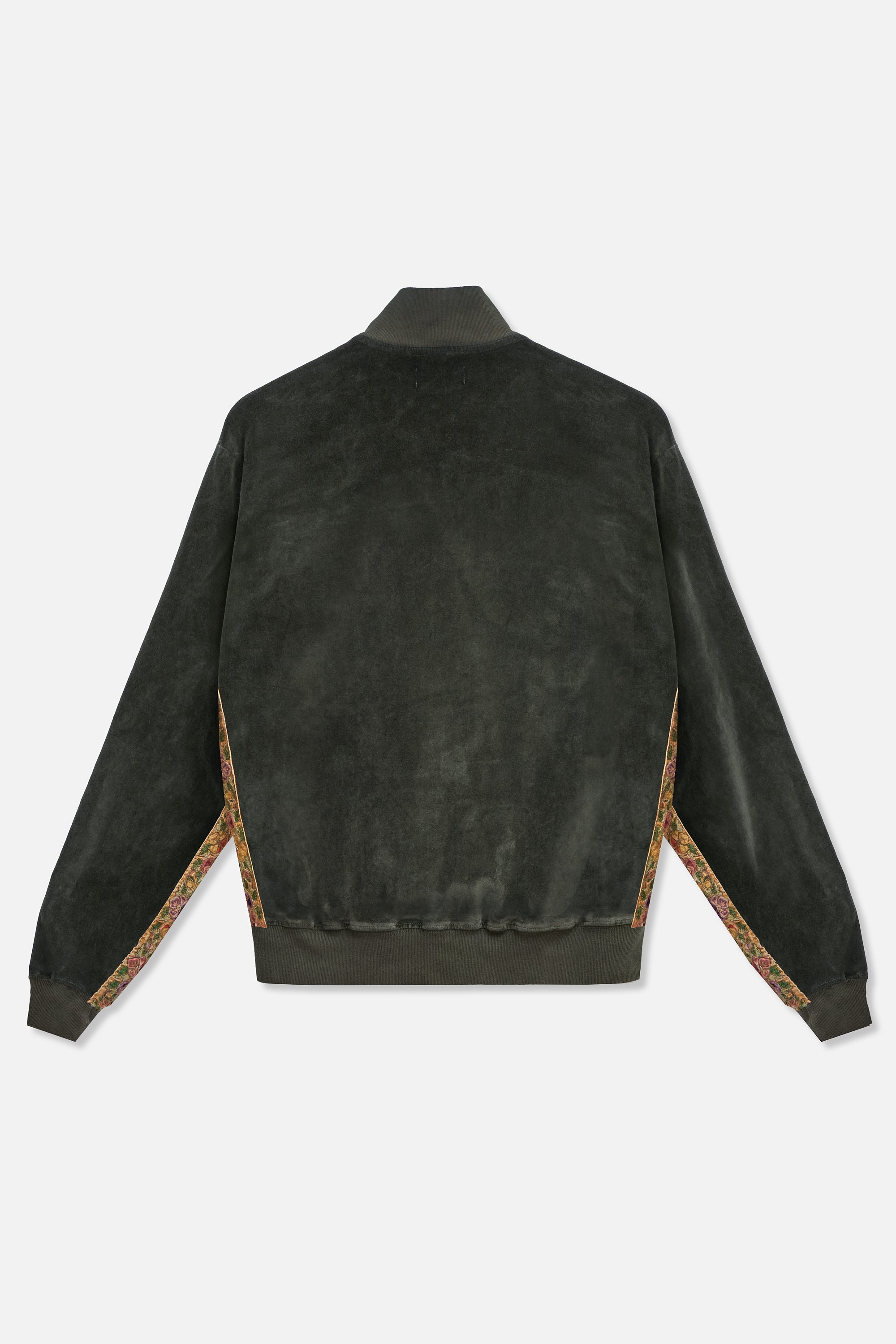 1900's Velour Track Jacket x Bentgable - Deep Olive XL – TRINITY