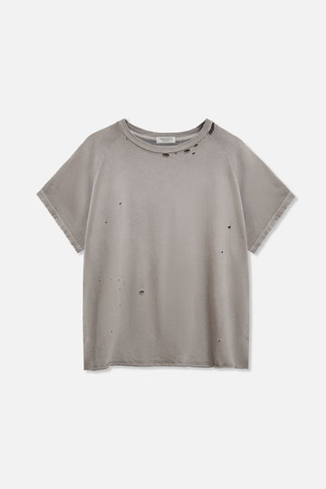 Raglan Tee - Silver Grey