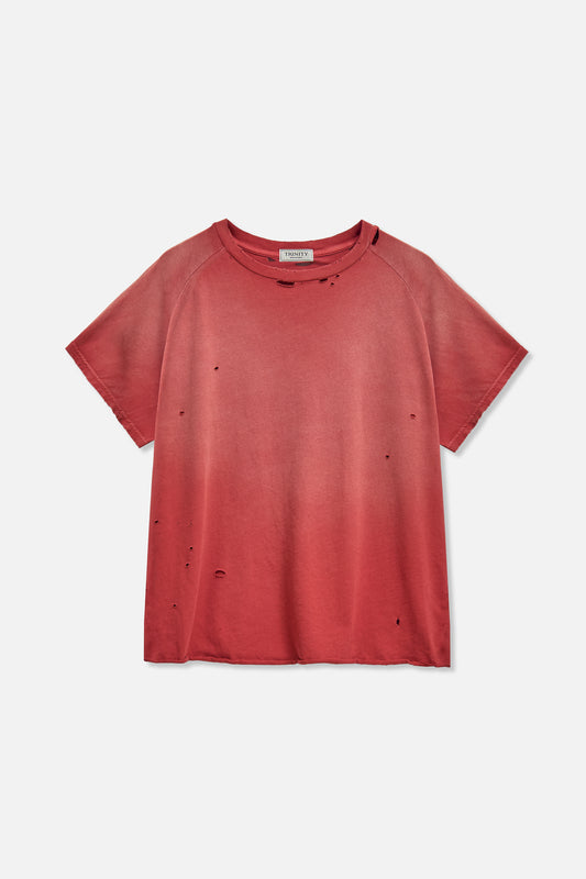 Raglan Tee - Burnt Red