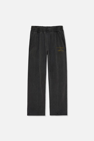 Heavyweight Waffle Sweatpants - Vintage Black