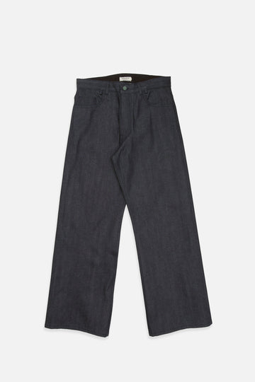 Japanese Selvedge Baggy Denim - Indigo Blue