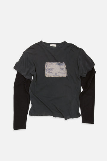 Double Layer Longsleeve Tee x Bentgable 1 of 9 - Black